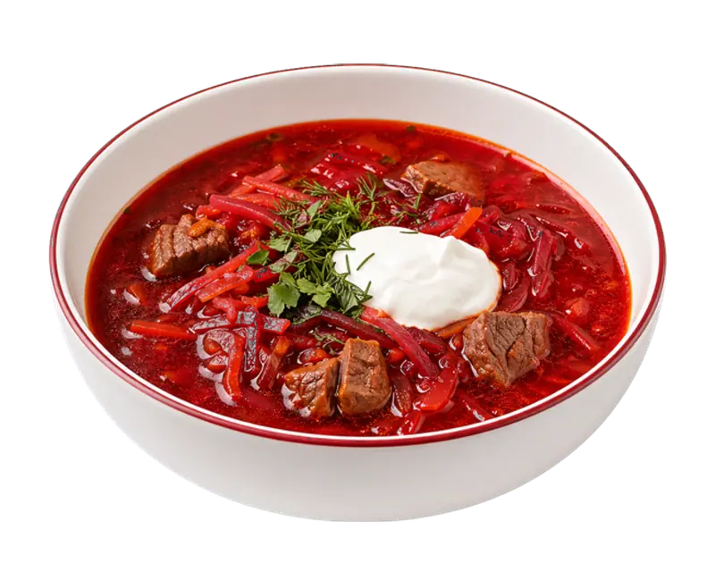 Борщ с говядиной