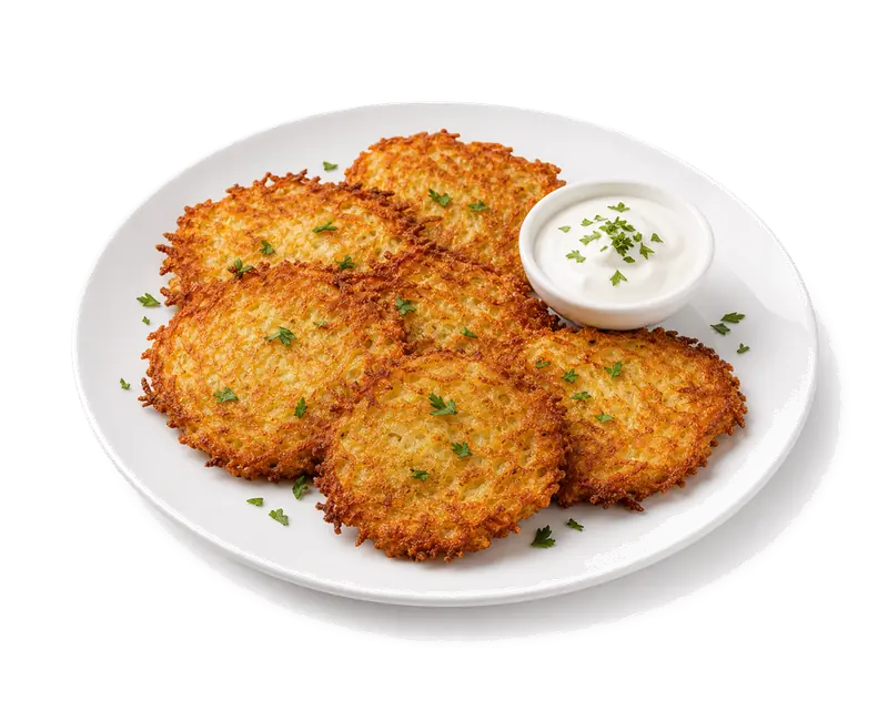 Драники со сметаной