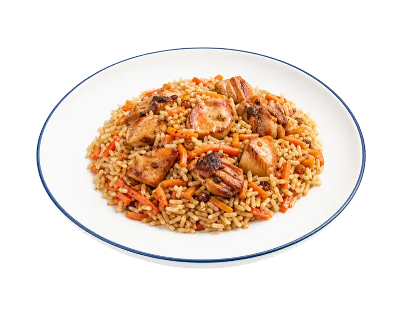 Узбекский плов с курицей